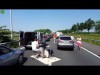 Schlagzeug Jam Session auf der Autobahn