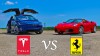 Tesla X P90D vs. Ferrari F430