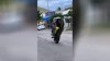 Wheelie mit nem Scooter