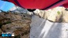 Wingsuit Through Narrow Pass